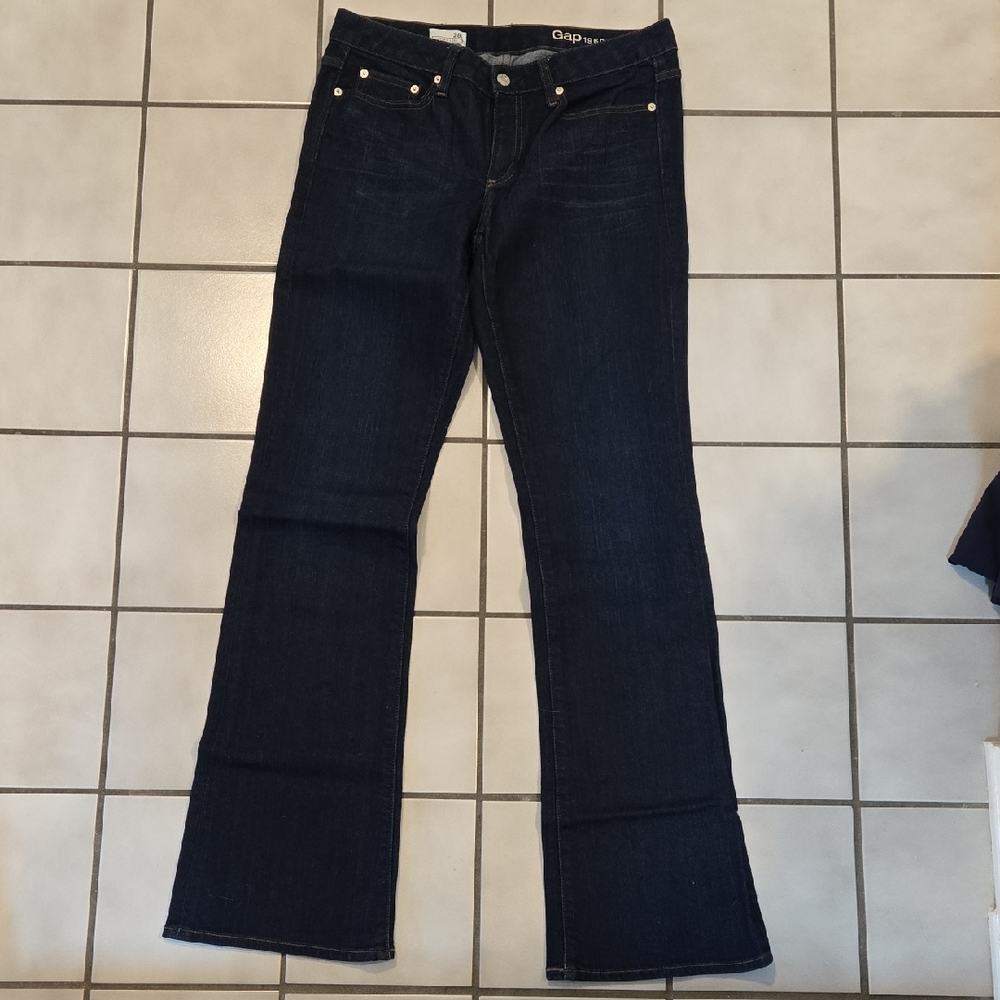 GAP Blue Boot Cut Jeans Dark Wash